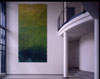 <b>Eingangshalle: Grünes Bild</b><br>1996, Tempera auf eloxiertem Aluminium, 500x 250 cm,<br>Kurzentrum Bad Suderode/Harz<br><em><b>Entry hall: Green painting</b><br>1996, tempera on anodized
aluminum, 500x 250 cm</em><br>
Photo: David Janacek<br>© VG Bild Kunst
